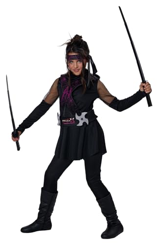 Disfraz completo Ninja-X para niñas talla M miniatura 2