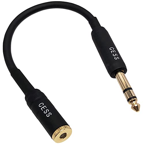 Adaptador de auriculares balanceado 6.35mm a 4.4mm miniatura 4