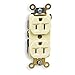 15A 5-15R 125V Receptacle Duplex Ivory - Pack Of 6