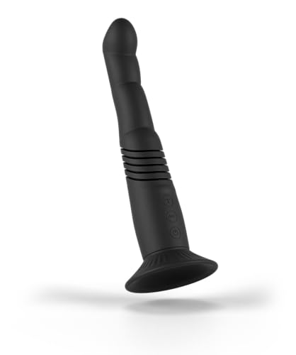 Vibrateur G and P-Spot de 23-26 cm Couples Choice en silicone noir premium