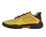 K-Swiss Men's Hypercourt Supreme Tennis Shoe, Amber Yellow/Moonless Night, 9.5 M