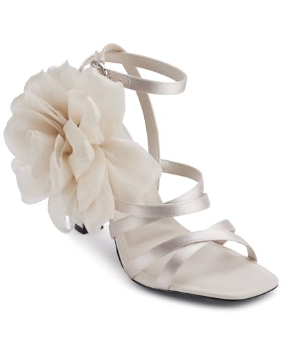 KARL LAGERFELD Paris Women's Shoes Women's Sandals,Soft White, 9