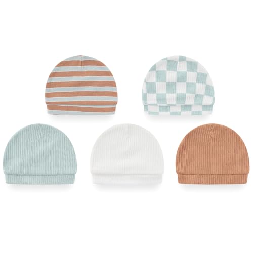 Newborn Baby Boy Girl Caps Mittens Socks Set Cotton Baby Essentials Accessories (Hats+Gloves+Socks)2