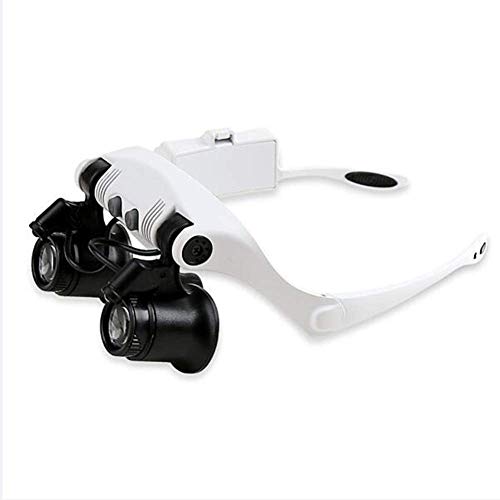 Casques éclairés et loupe pour les cils électronique circuit et montre