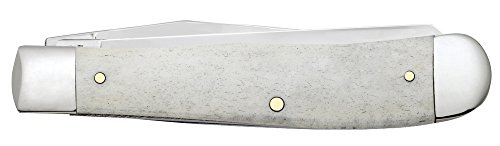 image for Case WR XX Pocket Knife Natural Smooth Bone Trapper W/Psalm 23 And Art