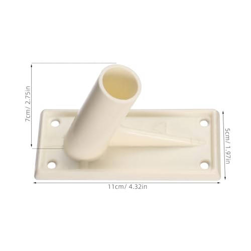 Support de mât de drapeau adhésif sans perçage pour fixation murale stable lot de 2 - 5