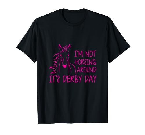 Derby Horse Race Love Funny Owner Racing Girls Cute T-Shirt