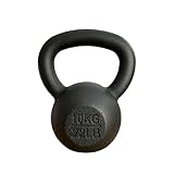 Chase Fitness 10kg Cast Iron Kettlebell for Strength and Cardio Home Gym Training 4kg - 40kg (10KG)