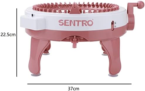 Shoze Knitting Machine 48 Needle DIY Hand Knitting Machine Weaving Loom Board Rotating Needle Machine for Adults and Kids