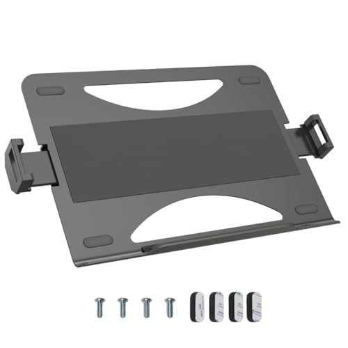 Image of Uniq Mounts Laptop Mount Tray for Monitor Arm & Stand, Fits 11.3 inch-17.5 inch Laptop, 8kg Capacity, Adjustable Laptop Holder, Fits VESA 75x75 & 100x100 mm, Anti-Slip Pads, Universal Notebook Mount