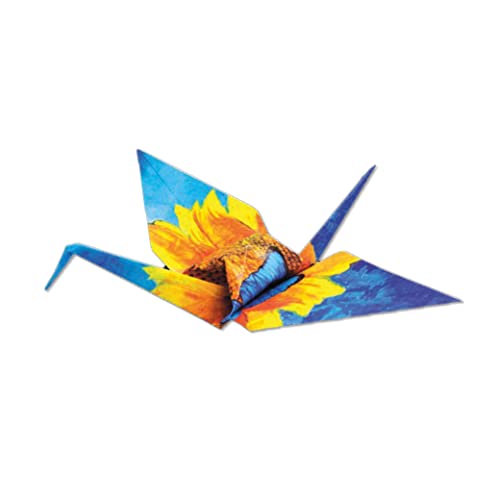 Origami Paper 100 Sheets Sunflower Patterns 6 (15 CM): Peace Cranes for Ukraine - Tuttle Origami Pap