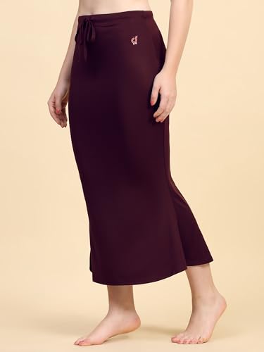 Image of TRENDMALLS Women's Polyester Spandex Saree Shapewear Petticoat for Women, Cotton Blended,Petticoat,Skirts for Women,Shape Wear Dress for Saree Shaper