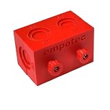 EMPOTEC Morsa Blocca Monete per Metal Detector, Reggi Monete in Metallo, Colore Rosso, per Restauro
