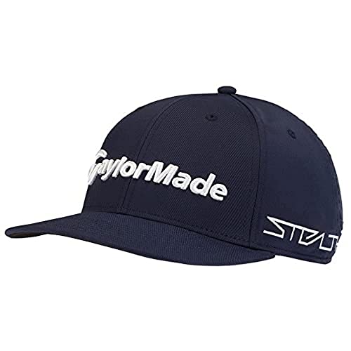 TaylorMade Men's Tour Flatbill Cap, Navy, One Size UK