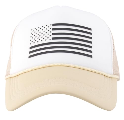 Image of 250th Anniversary American Flag Hats for Men Women, Snapback US Patriotic Trucker Hat Veterans Memorial Day Gifts