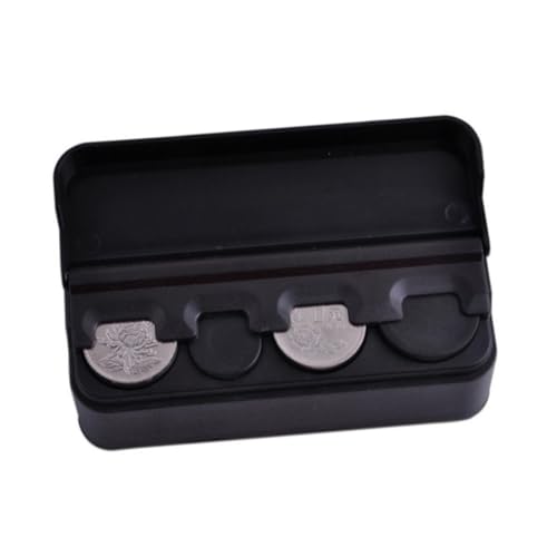 Caja para Monedas Negra 2 Piezas para Auto miniatura 5