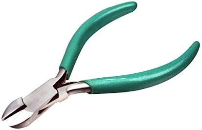 4-1/2 Side Cutter Pliers w/Spring and PVC Grips Wire Cutting Metal Forming Jewelry Repair Making Tool