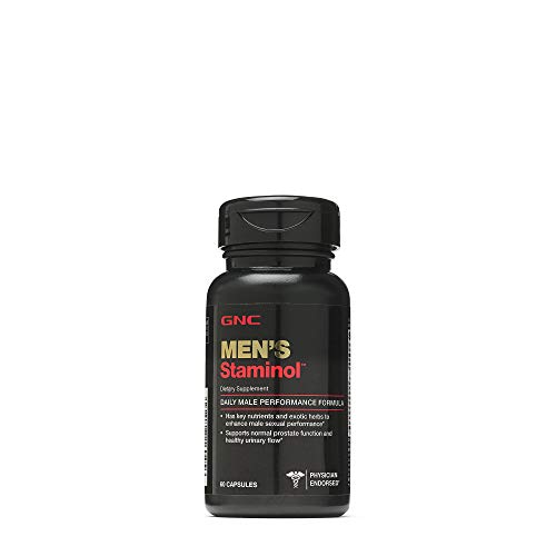 GNC Men's Staminol (California Only), 30 Capsules, Supports Normal Prostate Function and Healthy Urinary Flow