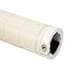 DEERU Bicycle Premium Rubber Handlebar Grip Double Lock on Grip for Mountain Bike BMX Folding Bike Anti-Slip Shockproof (White)