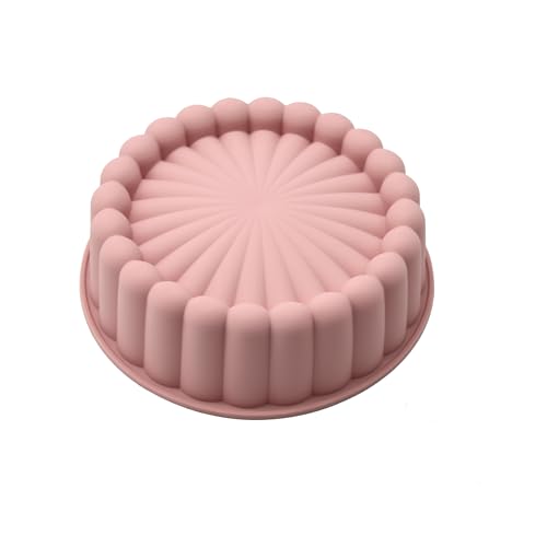 X-Haibei Round Stripe Fruit Jello Pudding Cake Tart Deep Pan