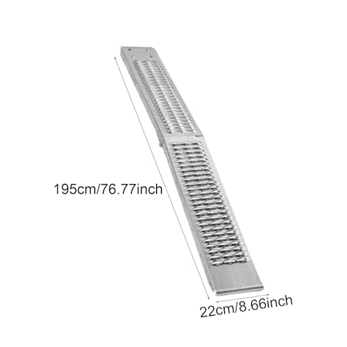 Rampa para Moto Resistente 350 kg Plegable 76.77x8.66 pulg miniatura 4