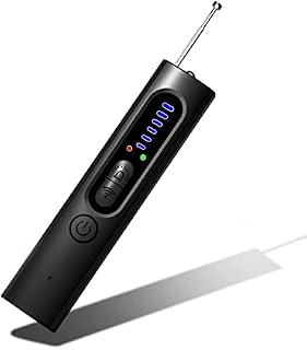 Hidden Camera Detector, Anti Spy Detector, Bug Detector, RF Scanner Device Detector for GPS Tracker Wireless Listening Device Camera Finder 5 Levels Sensitivity 25H Working Time