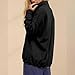 Free People Inspired Clothes, Free People Dupes Dup Es - Womens Oversized Sweatshirts, Trendy Casual Long Sleeve Button Henley Neck Pullover Tops, Fall Fashion Sweaters Outfits Clothes Black Large