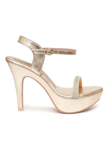 Image of Planet Walk Round Toe Stiletto Solid Heels For Women'S /Girl'S