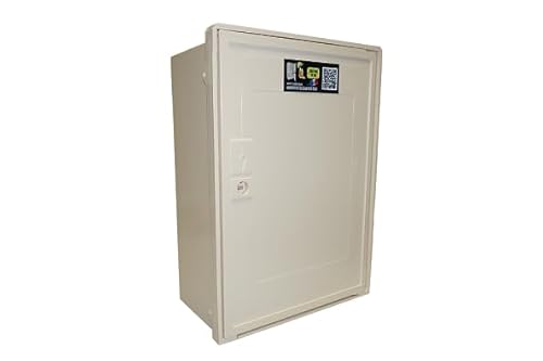 Carré Rouge - Coffret Compteur de Chantier Monophasé 30/45/60A + Bornier IP2X - Compatible Raccordement ENEDIS, Étanche, Fabrication Française - 49 x 35 x 20 cm