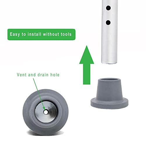 Shower Chair Replacement Parts For Non Slip Shower Bench, Fits 1-1/8" Tubing,Pack Of 4 #TOP3