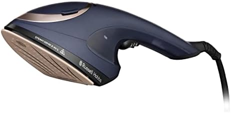 Russell Hobbs 28370 Steam Genie 2-In-1 Hand Held Clothes Steamer - Handheld Gament Steamer and Steam Iron with One Temperature Technology, 20g Steam Output, Blue