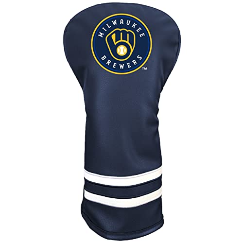 Team Golf MLB Vintage Driver Golf Club Headcover (Printed), Form Fitting Design, Retro Design with Fleece Lining for Extra Club Protection