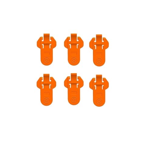 シンプルなポータブルボトルオープナー - 飲み物、キッチン用品、キャンプ用品用の簡単な缶切り(Orange,6PCS)