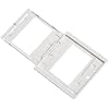Physical Spectral Transmission Experiment Holographic Diffraction Grating PET, Rainbow-Symphony Diffraction Grating Slides, Linear(1200lines/mm)