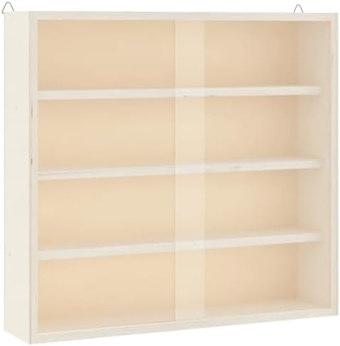 vidaXL Vitrina de Madera para coleccionistas con Puertas 40x8,5x3...