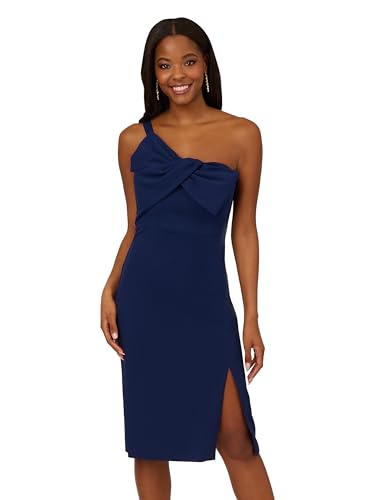 Image of Adrianna Papell Knit Crepe Short Dress