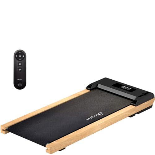 Image of Portable Walking Pad with Handle Bar for Home & Office, Under Desk Treadmill with Remote Control,3.0HP 0.6-3.7 MPH Walking Vibration Pad, Low Noise Electric Walking Machine