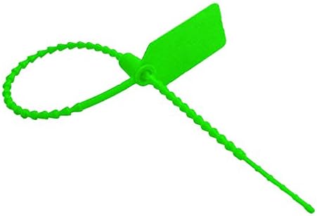 Security Tag Seal/Fire Seal Fastener - Different Pack Sizes & Colours Available (Green, 25 Pieces)