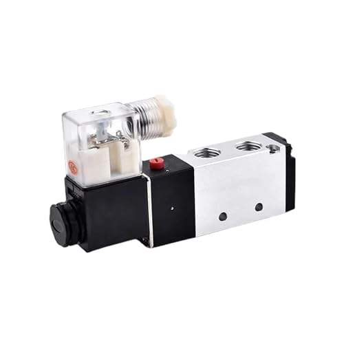 Válvula solenoide 4V310-10 AC220V de 5 vías y 2 posiciones para control neumático 6
