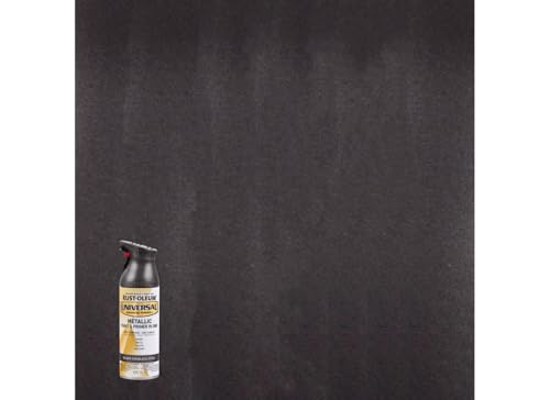 Image of Rust-Oleum 314558 Universal All Surface Metallic Spray Paint, 11 oz, Black Stainless Steel