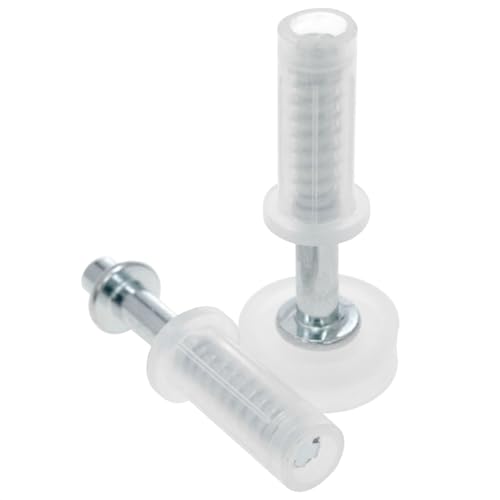 Kit de herrajes para puerta doble plegable con rodillos superiores y pivotes blancos FINBe miniatura 2