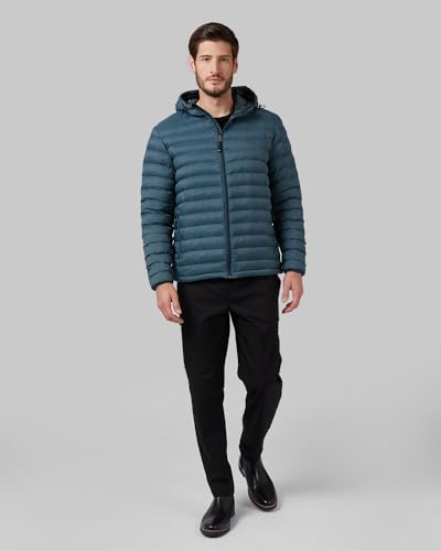 Image of 32 Degrees Men's Lightweight Recycled Poly-Fill Packable Jacket | Zippered Pockets | Layering | Water Repellent