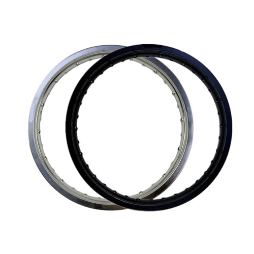 Jante de moto en aluminium 36 trous 2.15X19 argent pour cercle avant