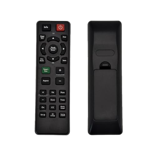 IOOIQQ Mando a distancia para proyector Benq W1070, MX570, MX518, TW535, TW533, TH682ST, TH681, TH535, MS527P, MS527, MS524, LW21, LX20, MS506, MX528, MH530, MX816ST. MW817 ST. MX815ST