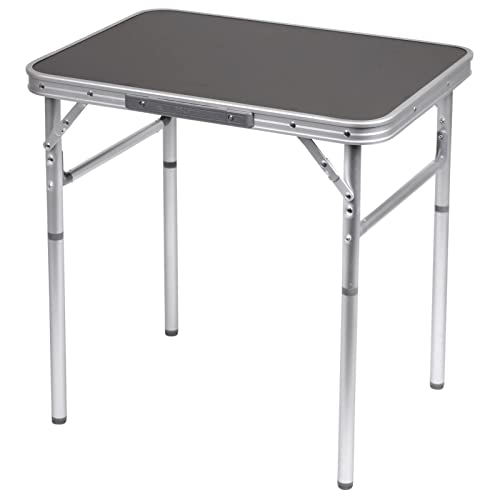 Table de camping Bo-Camp gris 60x45 cm compacte pour extérieur - 3