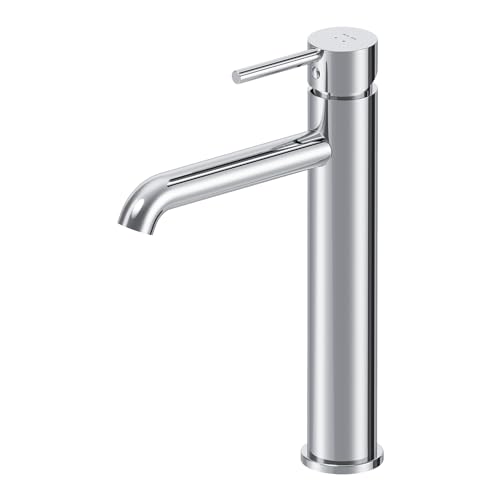AM.PM – Robinet Lavabo Spike FPA92000, Mitigeur Vasque à Poser Chromé en Laiton Monocommande pour Salle de Bain