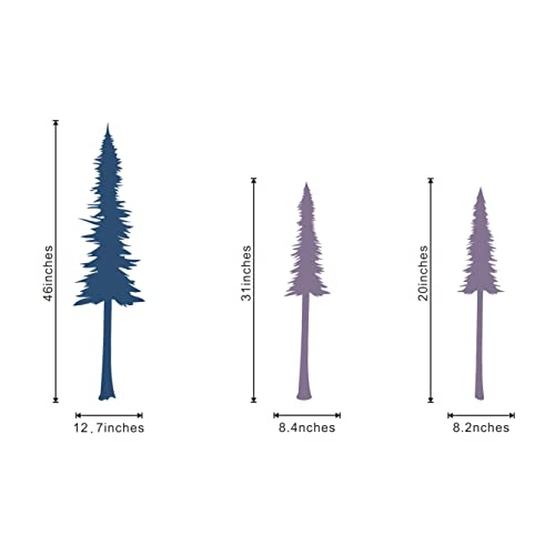 Vinilo Decorativo Árbol de Pino Grande para Pared miniatura 5