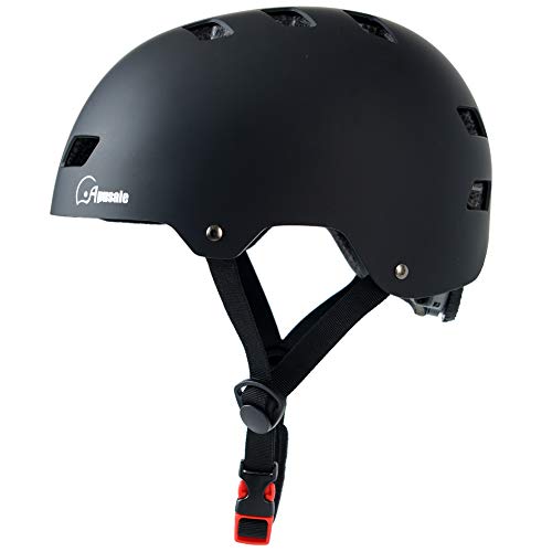 %43 OFF! Apusale Skateboard Helmet,Kids Youth Adult Bike Helmet,for Scooter Cycling Roller Skate,3 A...