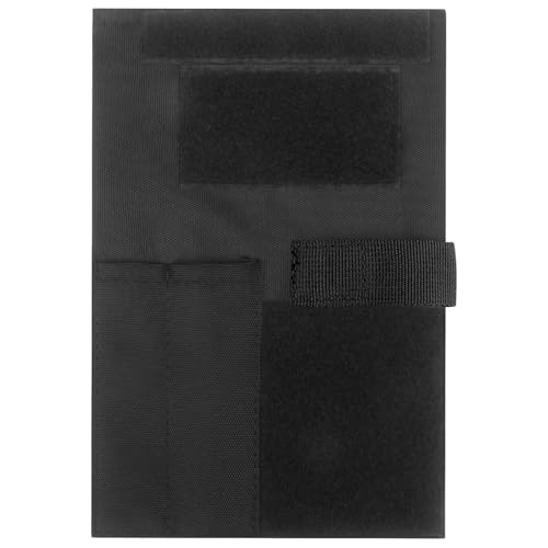 Gear, Oxford Fabric Planner Quality Organizer, Tactical Notebook Cover with Molle System, Field Book Protection Case with Id Window, Military Style Journal Holder