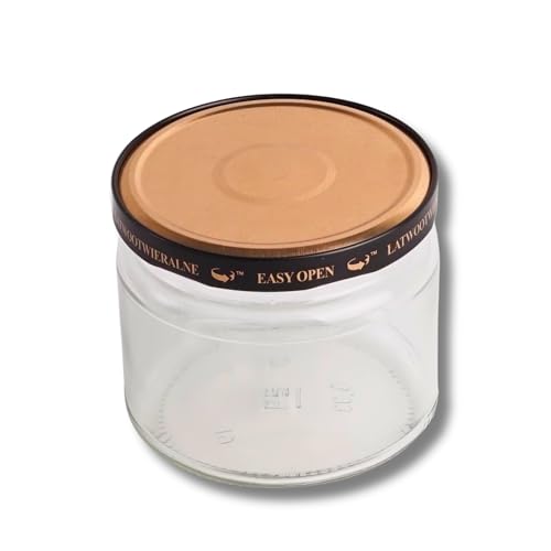 10 x pokrywek śrubowych 82 mm do słoików - Orbit™ Nowy Patent, zestaw pokrywek Twist-Off wykonanych z metalu, wymienne pokrywki do słoików konserwowych, pokrywka z 6 zębami blokującymi do słoików
